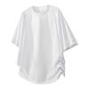 Men's Casual Plain Round Neck T-shirt: Breathable, Skin-Friendly, High-Quality Short-Sleeve Top for Summer.