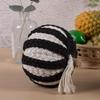Table Halloween Pumpkin Top Decoration Handmade Woven Crafts Cotton Material