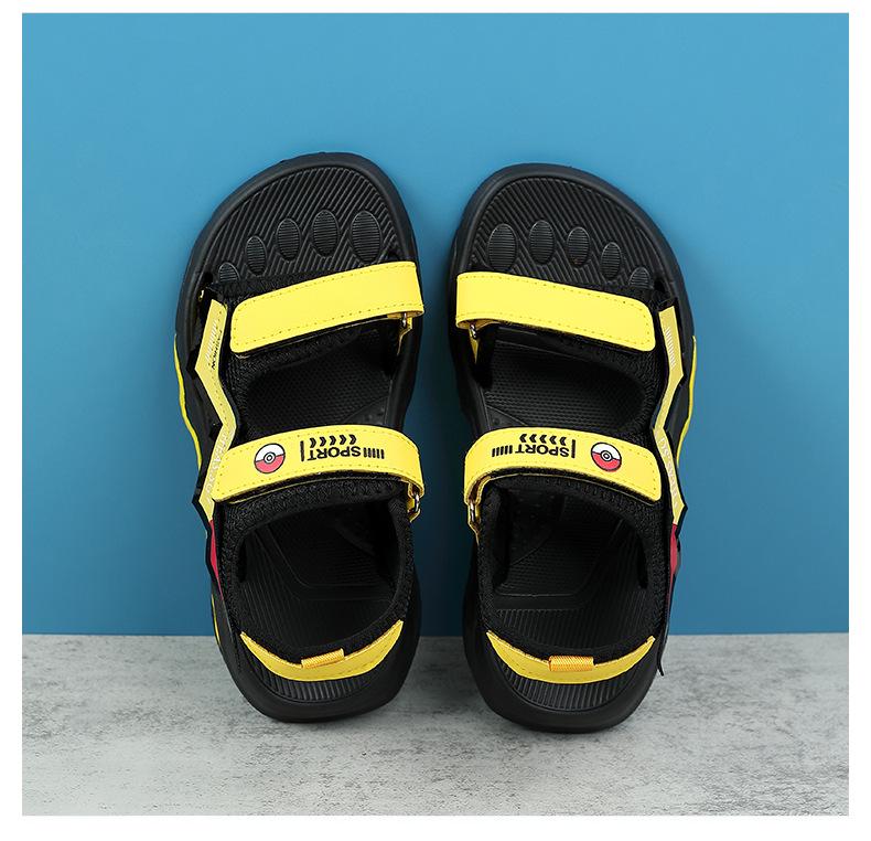 Boys' Trendy Non-Slip Summer Sports Sandals - Soft Sole for Kids