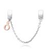 788313 Crown Crown O Dangle Safety Chain Clip Charm