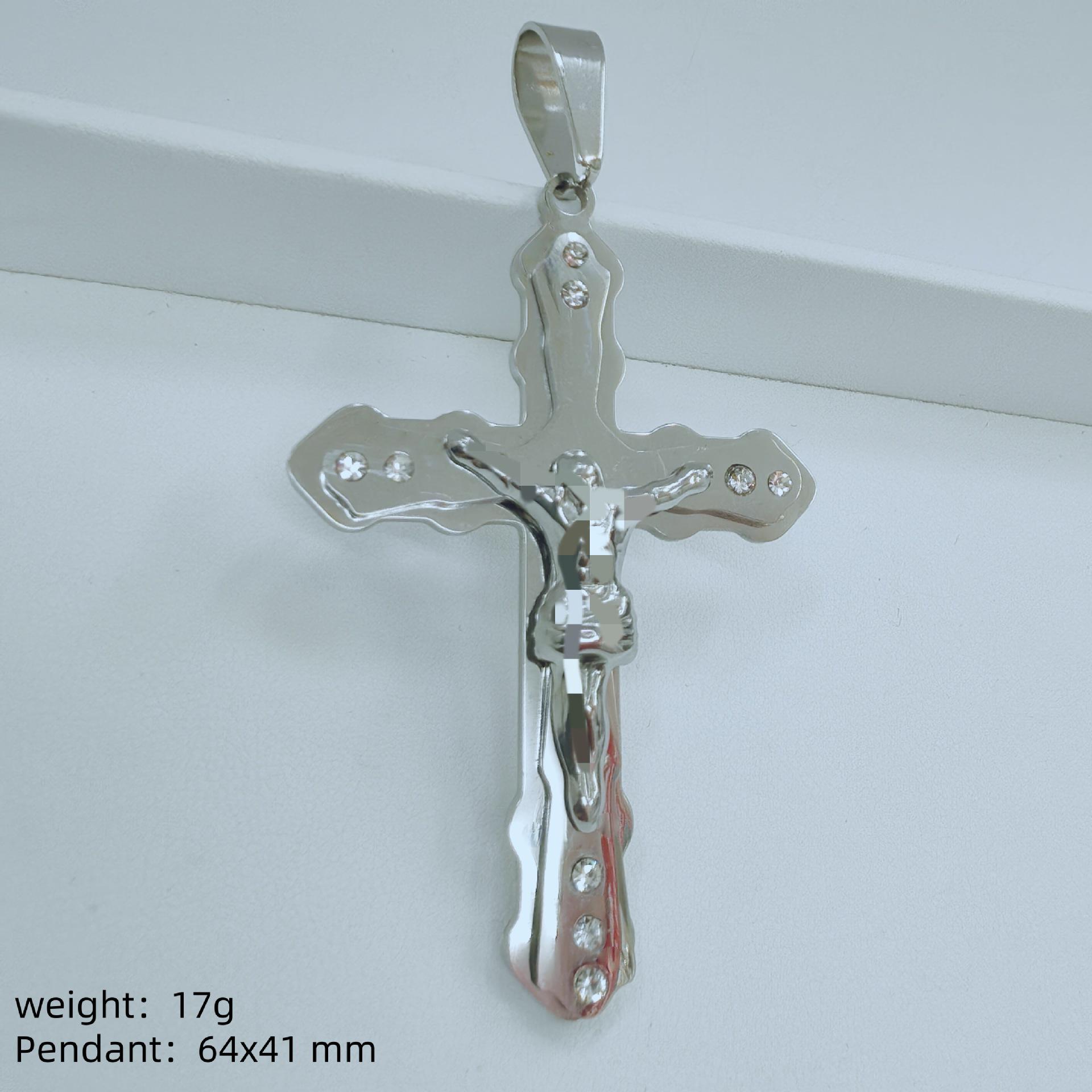 

Trendy European-American Stainless Steel Titanium Men s Pendant Necklace Stainless Steel