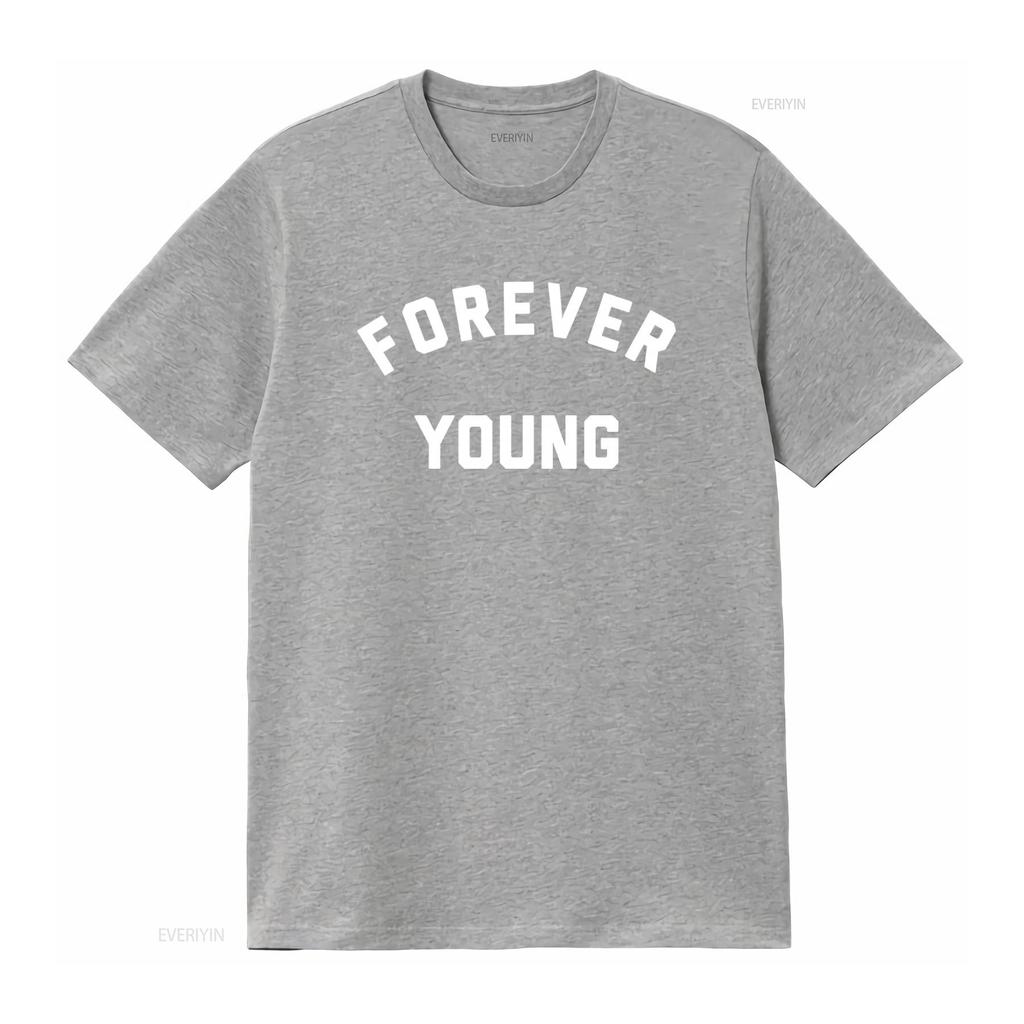 Forever Young Classic Rock Inspired T Shirt Retro 70s Culture Bob Dylan The Band Songs Life Youth Kids America vintage Washed