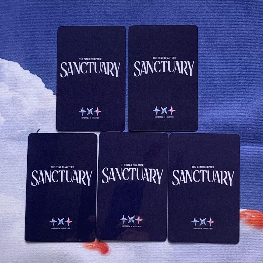 [USED] TXT Kpop Nara SANCTUARY US Exclusive Trading Cards 5 Pieces