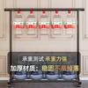 Simple coat rack Movable drying rack Floor-to-ceiling indoor room clothes rack Household bedroom clothes storage rack