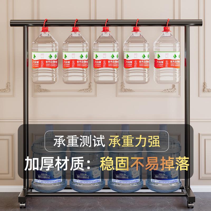 Simple coat rack Movable drying rack Floor-to-ceiling indoor room clothes rack Household bedroom clothes storage rack