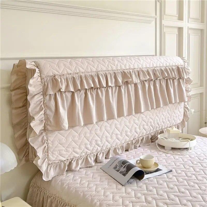 1PCs Thickened Lace Bed Skirt Four Seasons Single Piece Headcover Anti Slip and Dust Proof Bed Covers Bedding Supplies