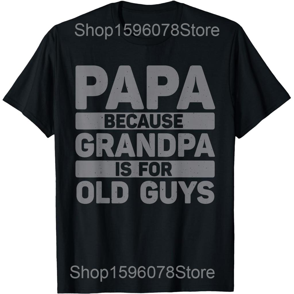 Promoted To Grandpa Est 2026 Grandpa Est 2026 T Shirts Men Cotton Humor Streetwear Tee Shirt Short Sleeve Unisex Loose Clothing