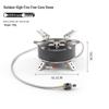 Portable Folding Butane Gas Stove: 5-Core High-Fire for Camping, Boiling, and Cooking Hot Pot