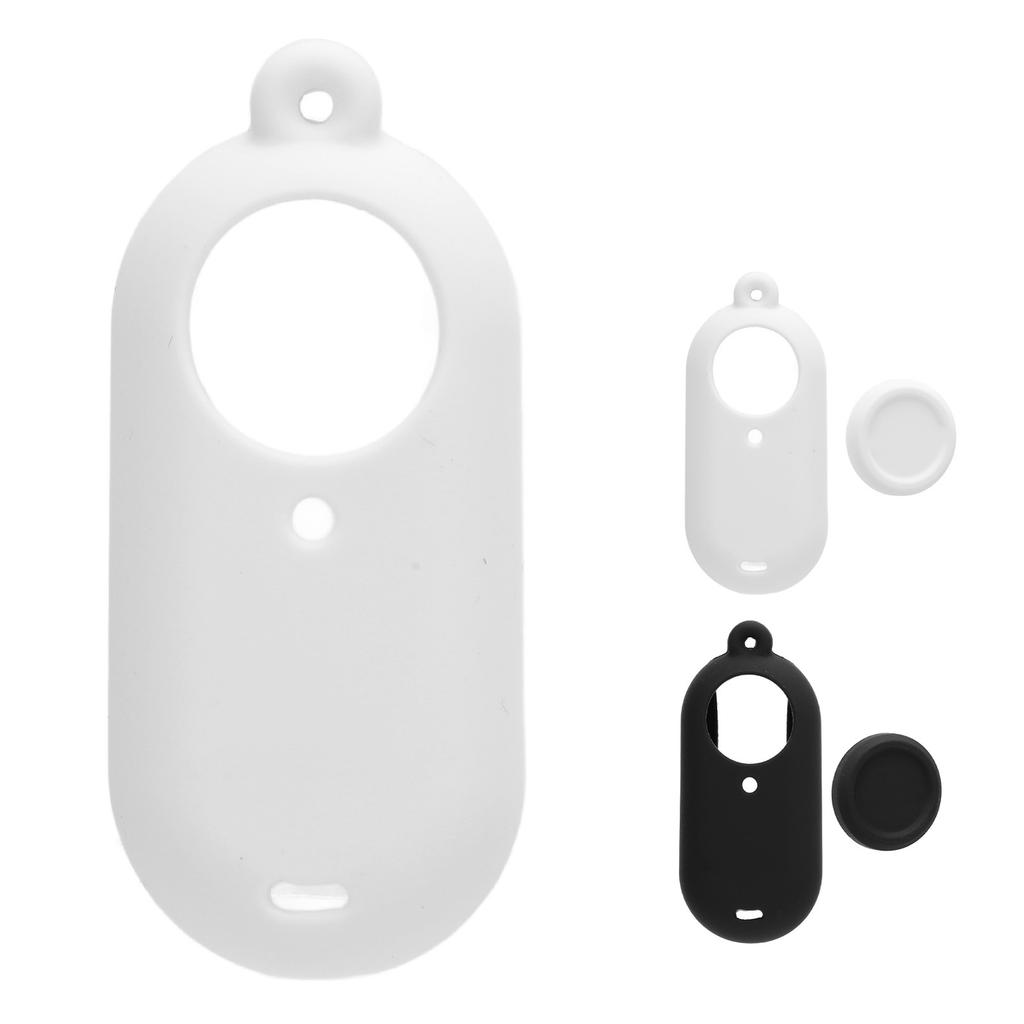 Silicone Protective Case Set for GO 3S Thumb Camera Protective Cover and Lens Cap with Lanyard