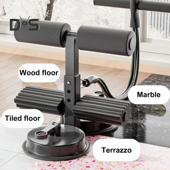 Hrazda do sedu se silnými přísavkami Odporový pás Nastavitelný držák na podlahu k sezení Pohodlný k podlaze Trenažér na sezení na hrazdě