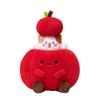Peluche Creativo a Forma di Mela Tricolore per Gatti per Bambini, Confort e Regalo