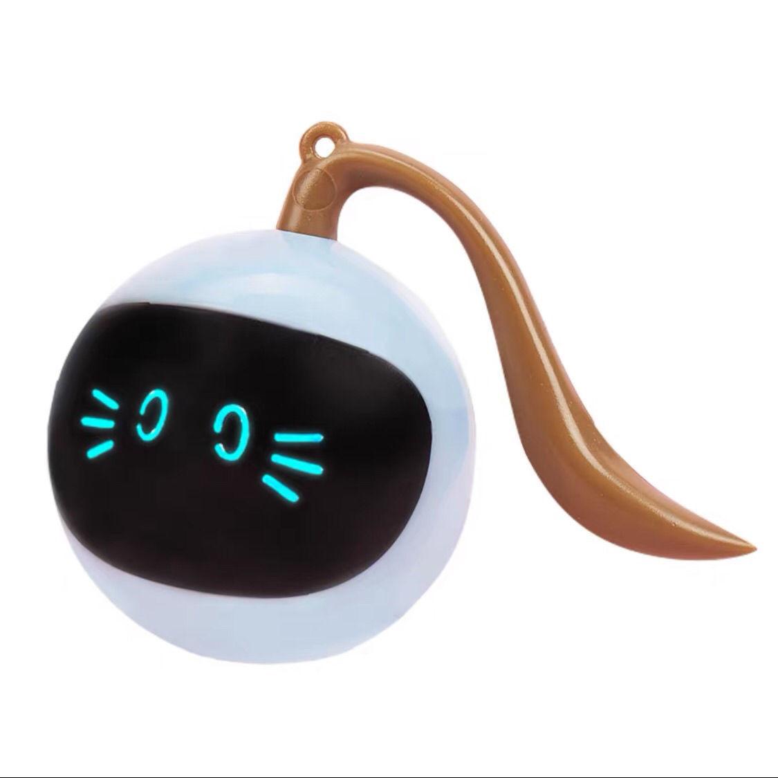 Smart Cat Toy - Rechargeable Pet Ball Blue