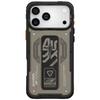 Etui Skinarma Aegis Für iPhone 17 Pro Max Magnetisches Laden + Griffständer Grau