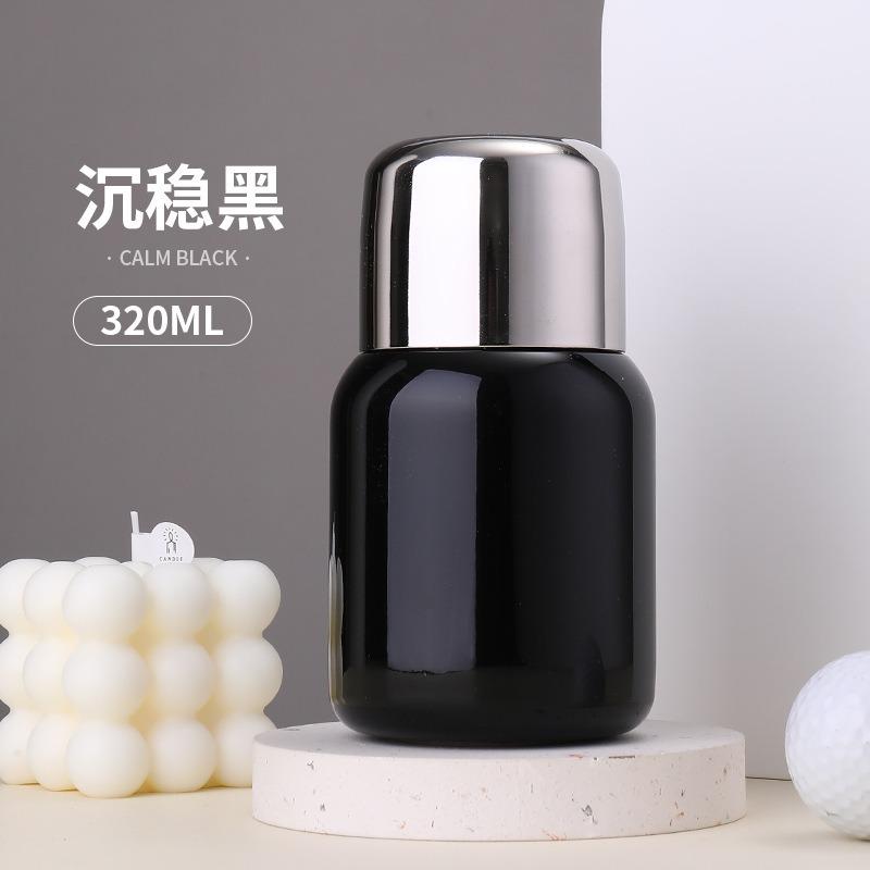 New Small Capacity Stainless Steel Mini Fat Thermos Cup Outdoor Portable Pocket Cup Straight Drink Cup