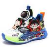 Nezha Boys Shoes 2025 New Spring Mesh Breathable Sneakers Children's Flashing Dad Shoes Boys Lightweight