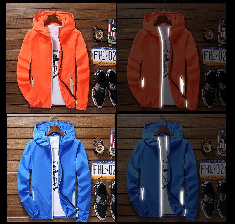 Reflective Sun Protection Windbreaker 2025: Lightweight, Quick-Dry, Breathable, Custom Logo, Men’s & Women’s Plus Sizes.
