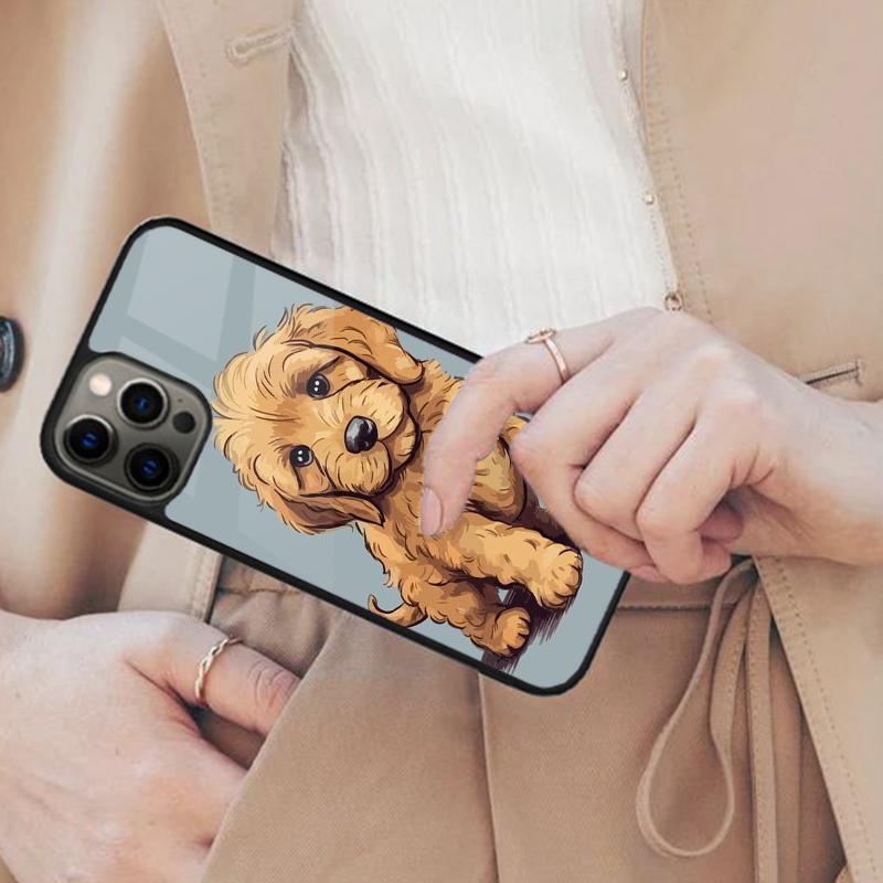 

Cute Cockapoo Dog Magnetic Phone Case For APPLE iPhone 17 Air 16 14 13 12 Pro Max 15 Plus Wireless Charge With MagSafe Cover iPhone 13mini