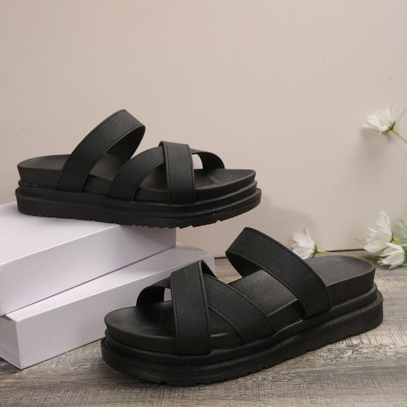 Large size platform slippers women's summer TEA explosion sandals women