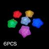6/12pcs Waterproof Upgrade Baby Bath Bathtub LED Light Up Star Toys Creative Reusable Colorful Glowing Sensory Toy for Kids Gift