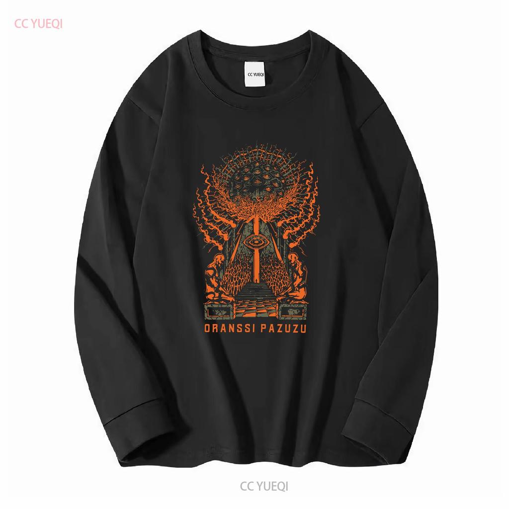Oranssi Pazuzu T Shirt Psychedelic Black Metal Finnish Long or Short Sleeves Vintage Washed Unisex Comfortable Stylish Graphic