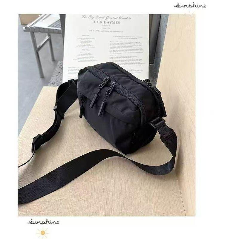 

Унисекс сумка кроссбоди из ткани Оксфорд - Большая вместимость, Повседневный и Спортивный стиль для Весны/Лета 15*20 cm чёрный