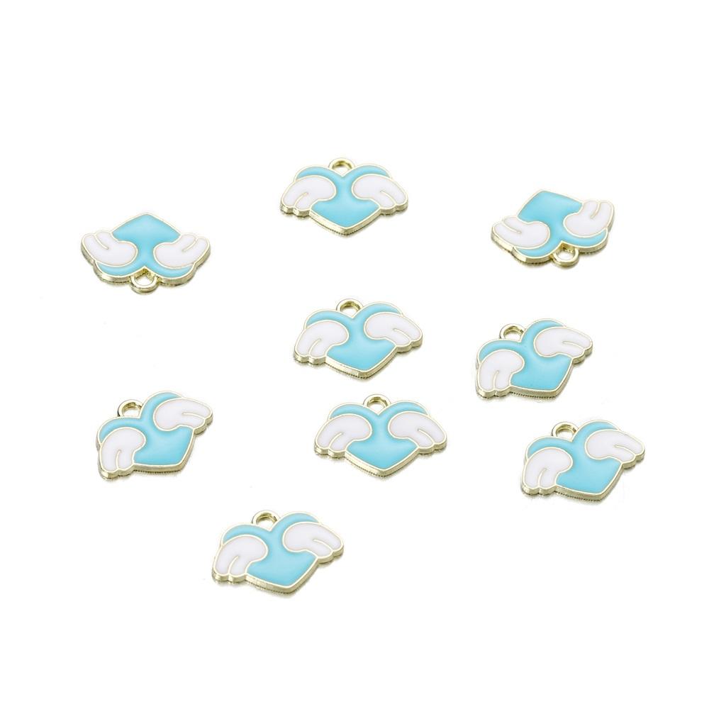 10pcs/bag Mixed Metal Pendant Charms Alloy Necklace Earring Connectors Handmake For DIY Jewelry Making Supplies Accessories