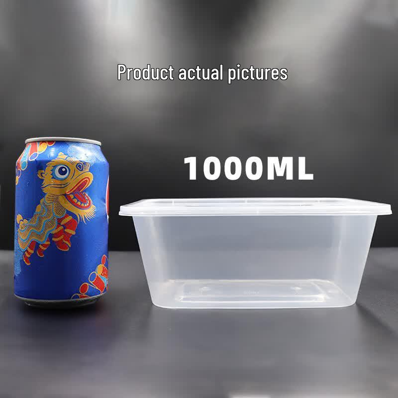 Disposable PP Plastic Takeaway Food Containers with Lids