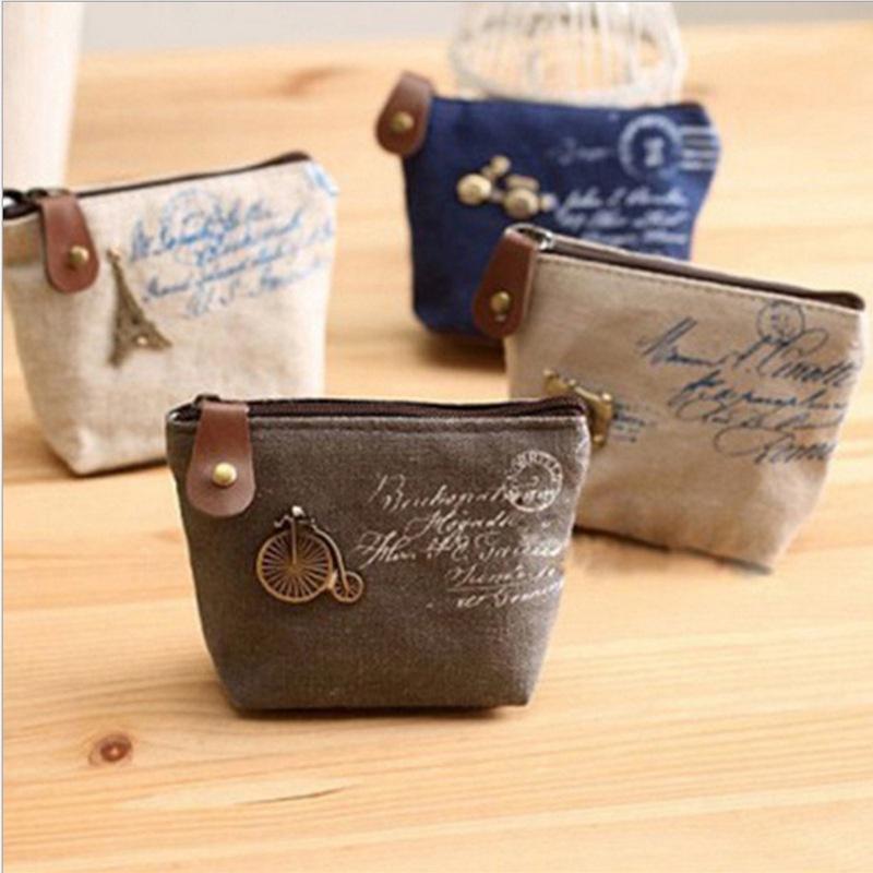 Women Canvas Coin Purse Cute Vintage Wallets With Timeless Classic Appeal