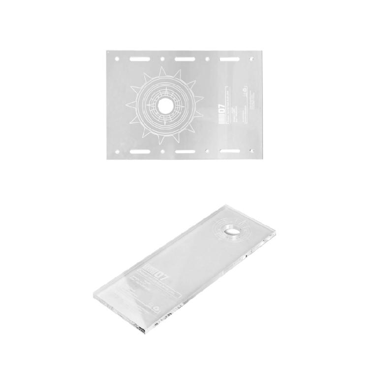 Camping Table Extension Panel Acrylic Clear Table Board Portable Clear IGT Table Board for Camping Light Enduring