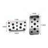 Pedal Cover Stainless Steel Auto Pedal Cover for Subaru Forester Impreza XV 2006 2007