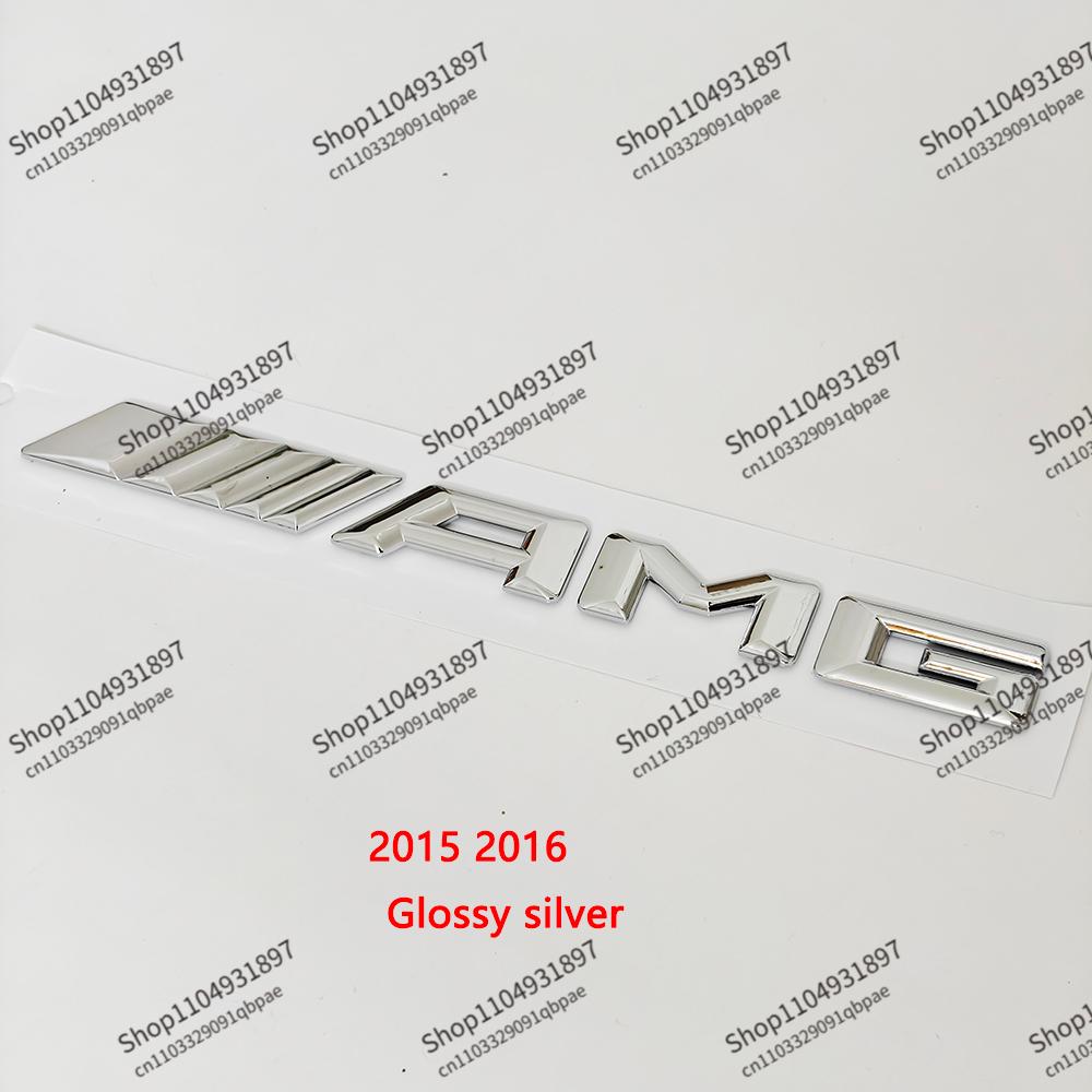 3D ABS Black Logo AMG Emblem Letters Car Trunk Badge For Mercedes Benz W204 W205 W176 W177 W212 W213 AMG Sticker Accessories