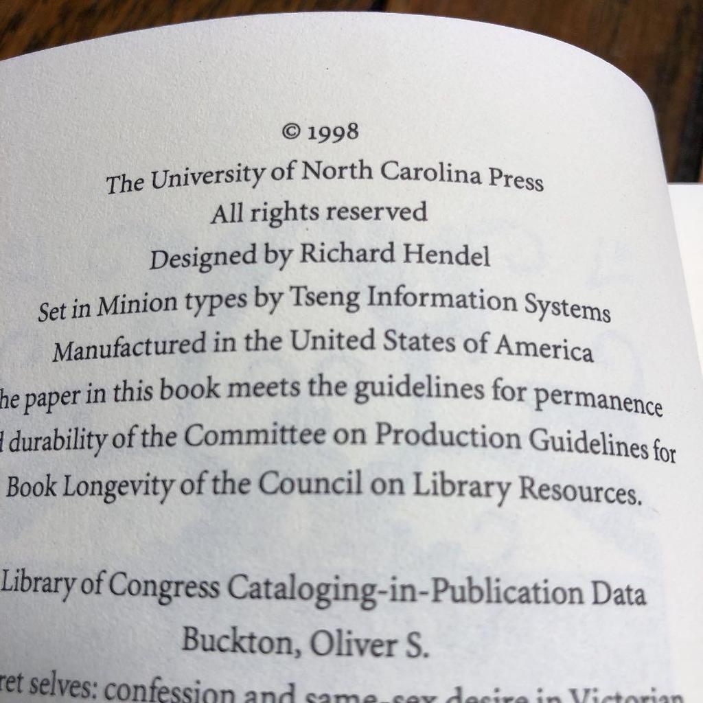 [USED] Secret Selves: Confession and Same-Sex