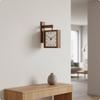 Double-Sided Wall Timepiece Noiseless Movement Two-Sided Hanging Timepiece Home Decor for Living Room, Hallway