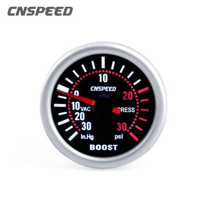 2’ 52 Mm Turbocharger Sensor 3 BAR Mechanical Boost Gauge White LED Boost Gauge