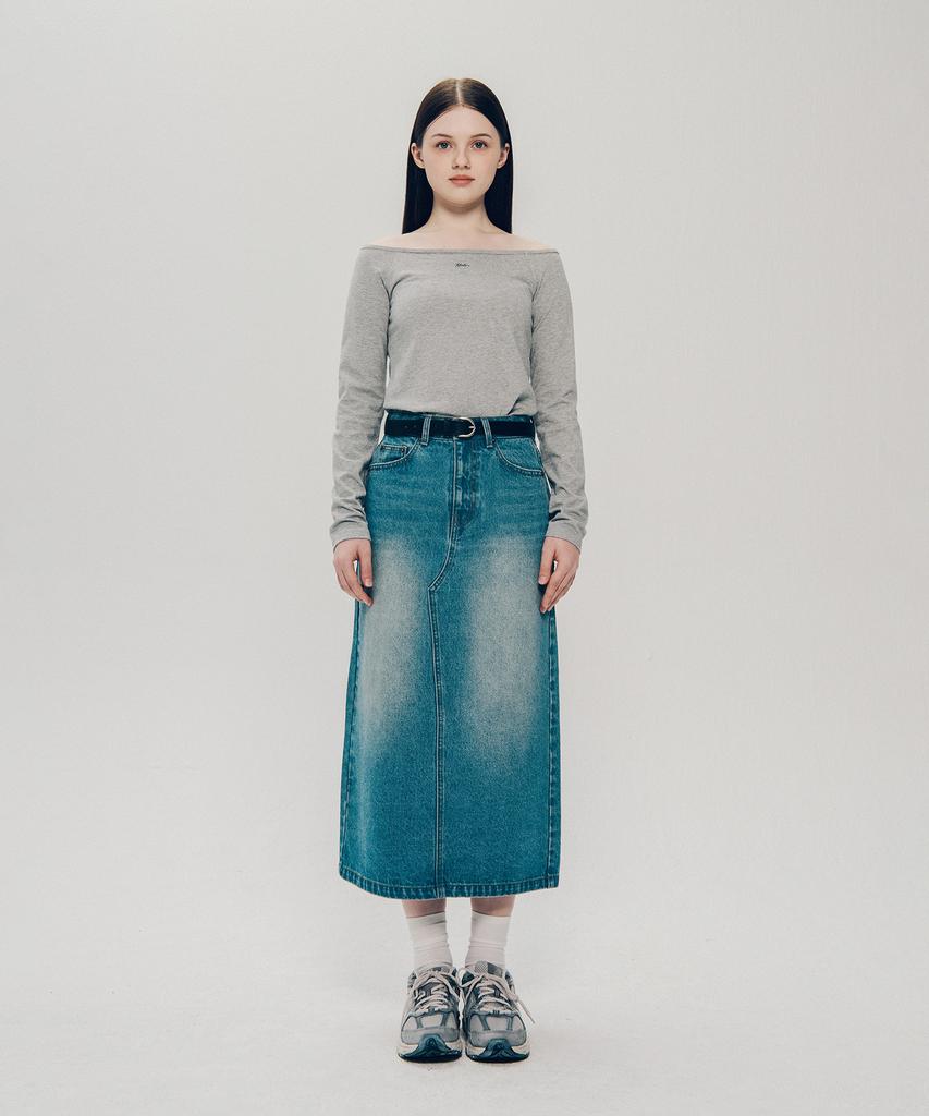 YALE Cutoff Long Sleeve_Gray