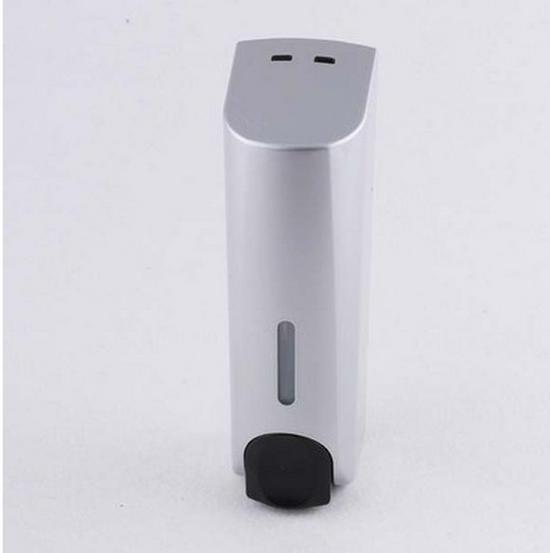 Wandmontierter manueller Seifen- und Desinfektionsmittelspender für Hotelbadezimmer