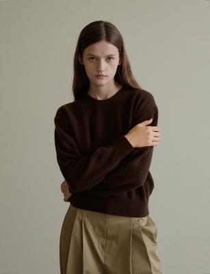 THEELO Yak Round Knit (Brown)