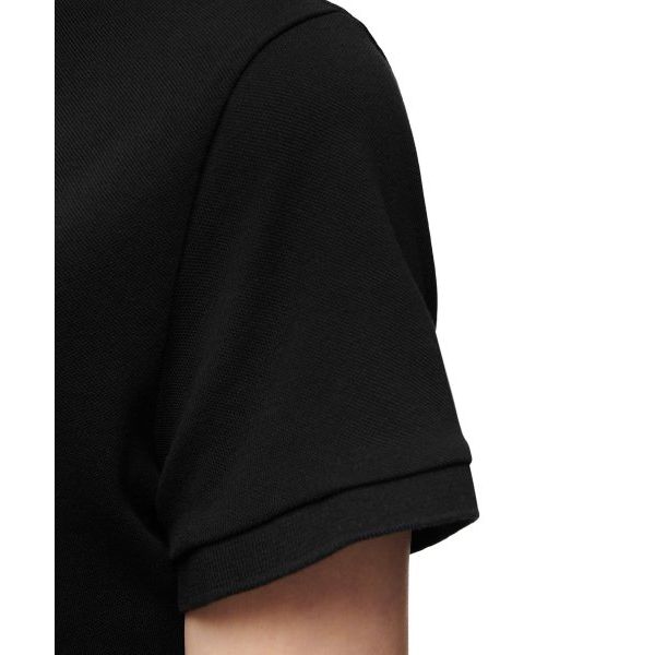 Polo Ralph Lauren SS22 Slim Fit Stretch Solid Short Sleeve Polo Shirt Women Tops Black WMPOKNINCU20251-001