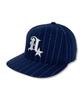 Damiswi Pinstripe D Symbol Wool Cap_Navy