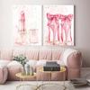 High Heels Lipstick Perfume Flower Nordic Posters Fashion Gir And Prints Wall Art Canvas Painting Wall Pictures For Living Room