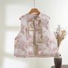 Jacquard Top Women's Retro Button Temperament Vest Vest Spring Vest Vest