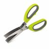 5-Blade Herb Scissors 19 Cm Stainless Steel – Cuts, Chops, and Slices with Ergonomic Handle