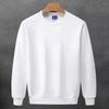 Men's 320g Heavyweight Drop Shoulder Crew Neck Sweatshirt, Autumn/Winter, Solid Color Cotton Pullover, Long Sleeve, Trendy Design