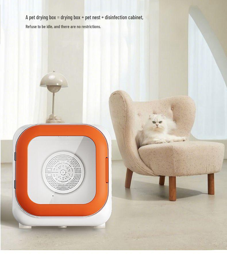 Automatic Pet Dryer: Silent Cat & Dog Bathing and Hair Drying Box
