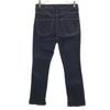 Mila Owen Hem Slit Denim Pants 1 Navy Jeans Stretch Women Used
