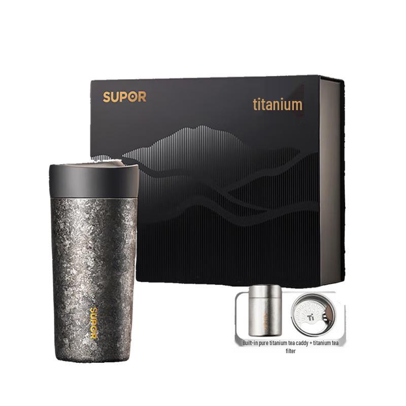Supor 420ml Pure Titanium Smart Insulated Cup with Temperature Display