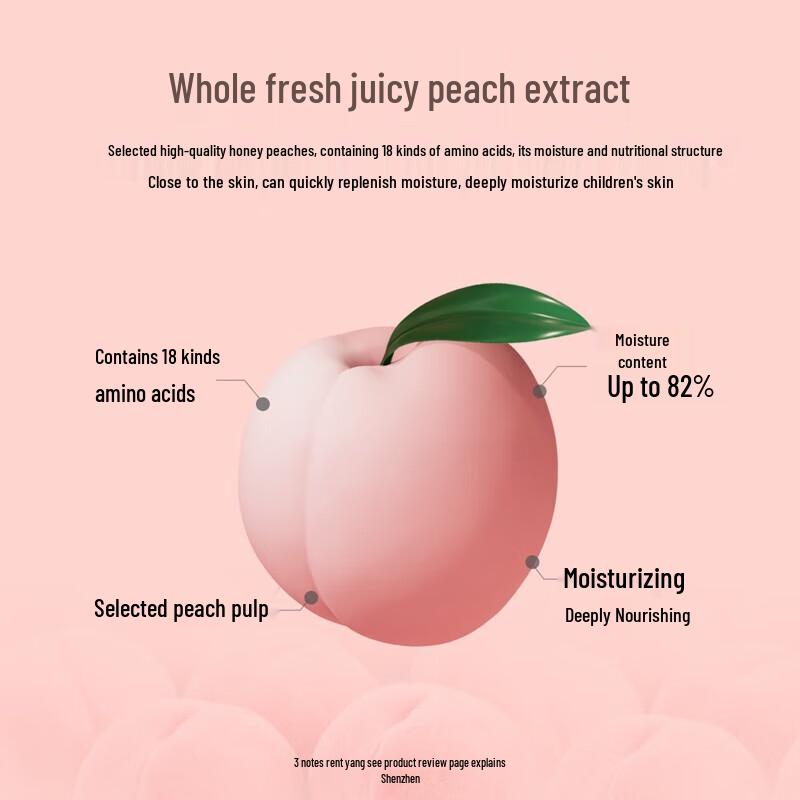 Baidemei Kinder Pfirsich Feuchtigkeitstoner