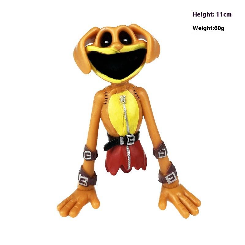 Horror Smile Small Animal Figure Doll Sleepy Cat Monster Game Merchandise Toy Model Ornament