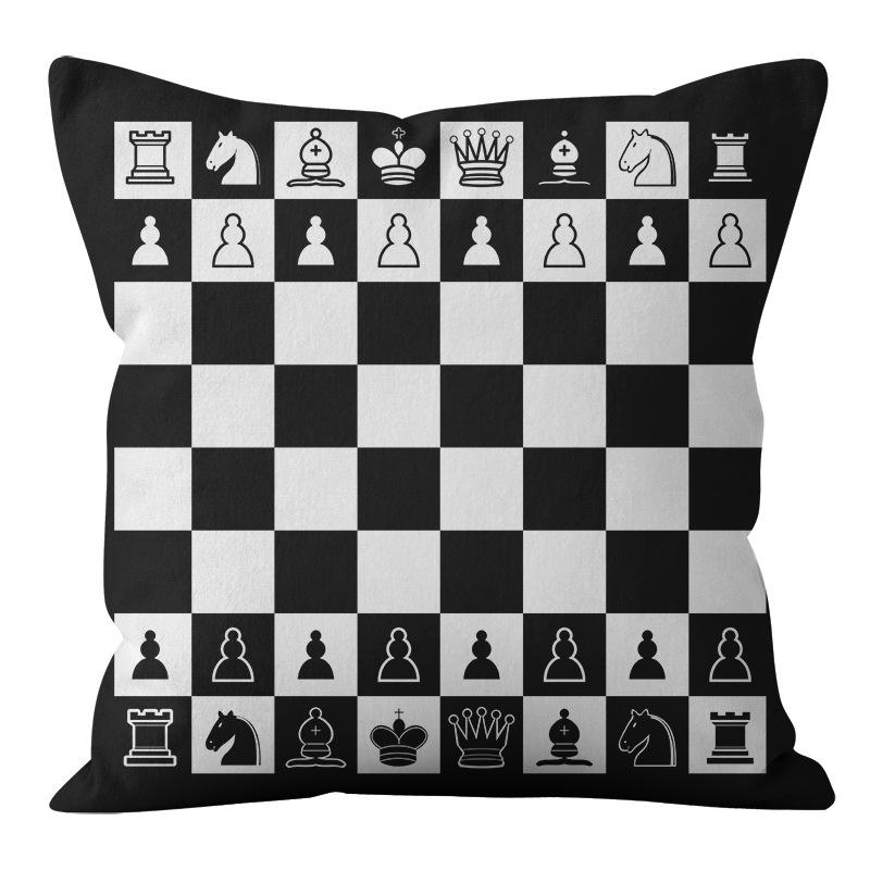 Stil Minimalist Nordic Alb-Negru Abstract Geometric Față de Pernă Acasă Living Canapă Pernă Față de Pernă