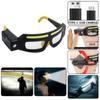 Waterproof Full View Floodlight Goggles Lightweight LED Headlight Glasses  Waterproof